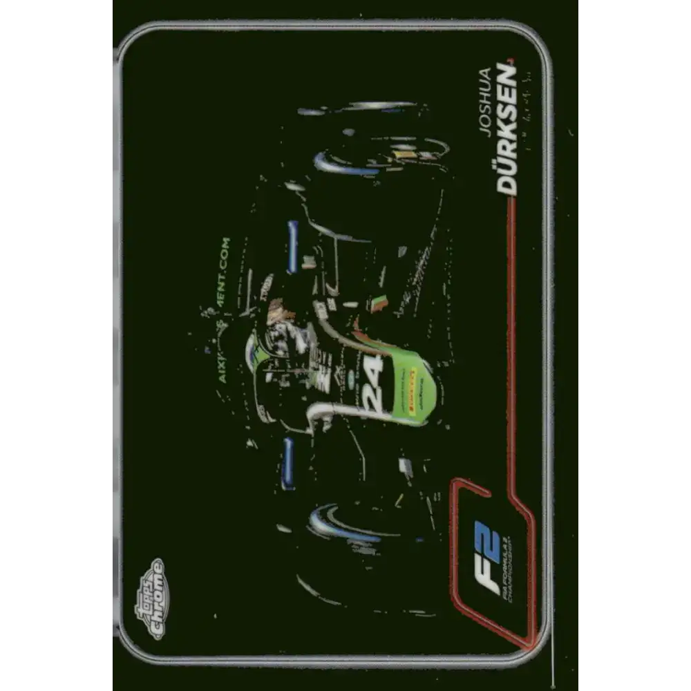 2024 Topps Chrome Formula 1 #107 Joshua Durksen EX Excellent F2 - AIX Racing Racing Card - Racing Card Single