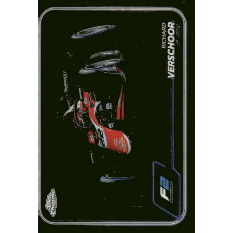 2024 Topps Chrome Formula 1 #109 Richard Verschoor EX Excellent F2 - Trident Racing Card - Racing Card Single
