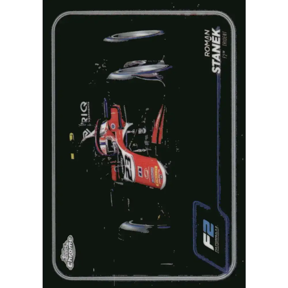 2024 Topps Chrome Formula 1 #110 Roman Stanek EX Excellent F2 - Trident Racing Card - Racing Card Single