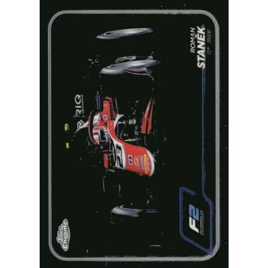 2024 Topps Chrome Formula 1 #110 Roman Stanek EX Excellent F2 - Trident Racing Card - Racing Card Single