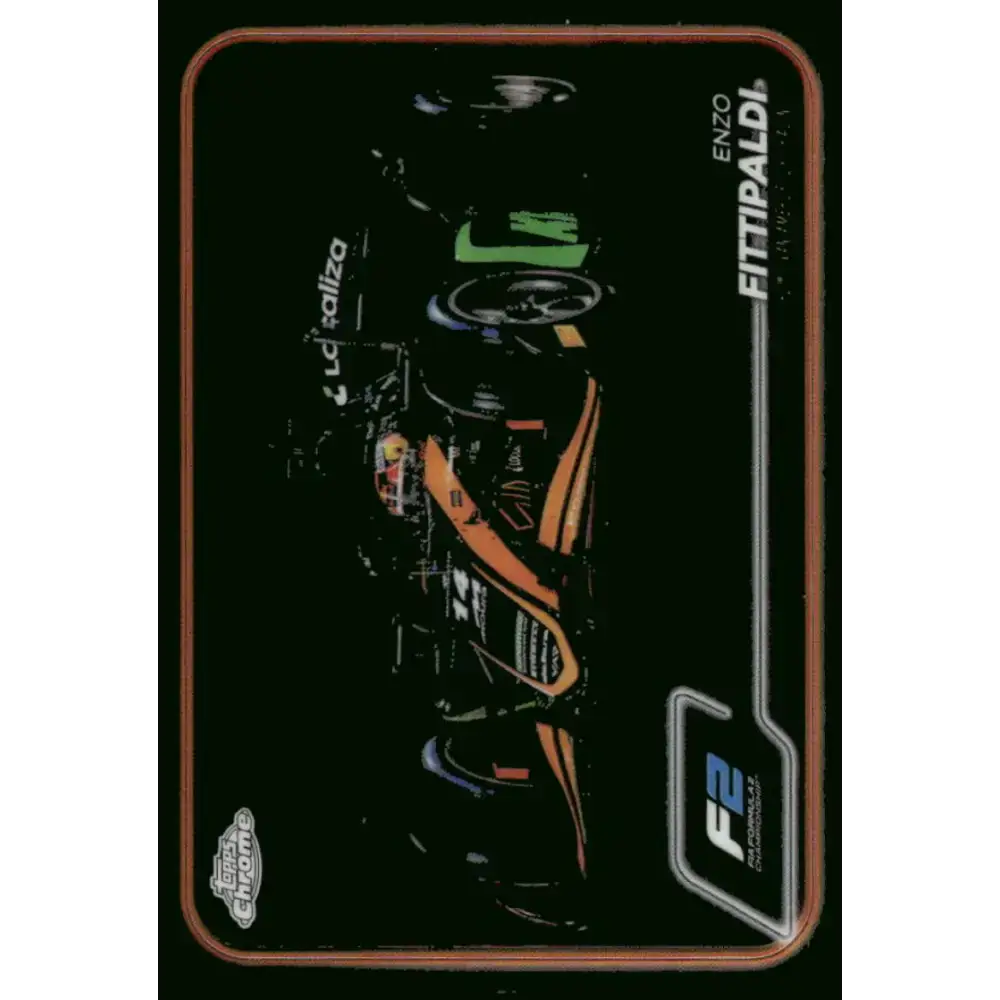 2024 Topps Chrome Formula 1 #111 Enzo Fittipaldi EX Excellent F2 - Van Amersfoort Racing Racing Card