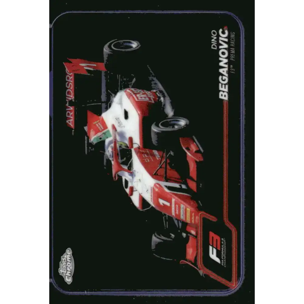 2024 Topps Chrome Formula 1 #115 Dino Beganovic EX Excellent F3 - PREMA Racing Racing Card - Racing Card Single