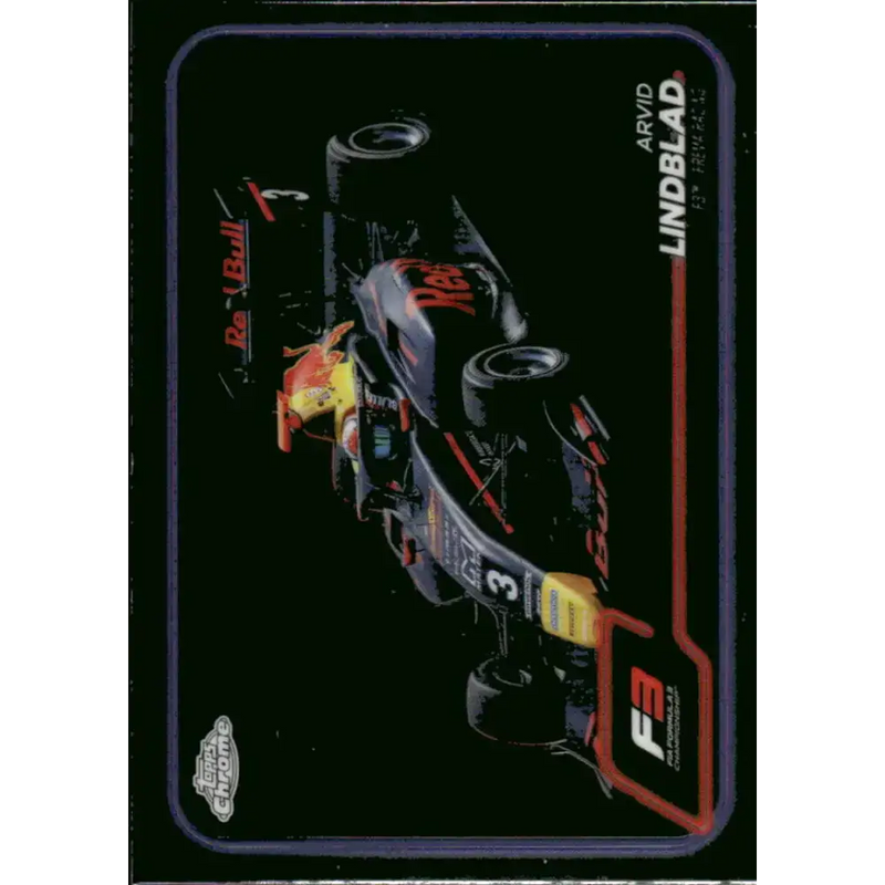 2024 Topps Chrome Formula 1 #117 Arvid Lindblad EX Excellent F3 - PREMA Racing Racing Card - Racing Card Single