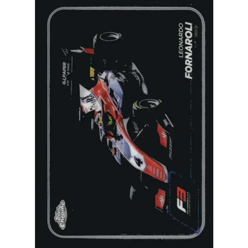 2024 Topps Chrome Formula 1 #118 Leonardo Fornaroli NM-MT F3 - Trident Racing Card - Racing Card Single