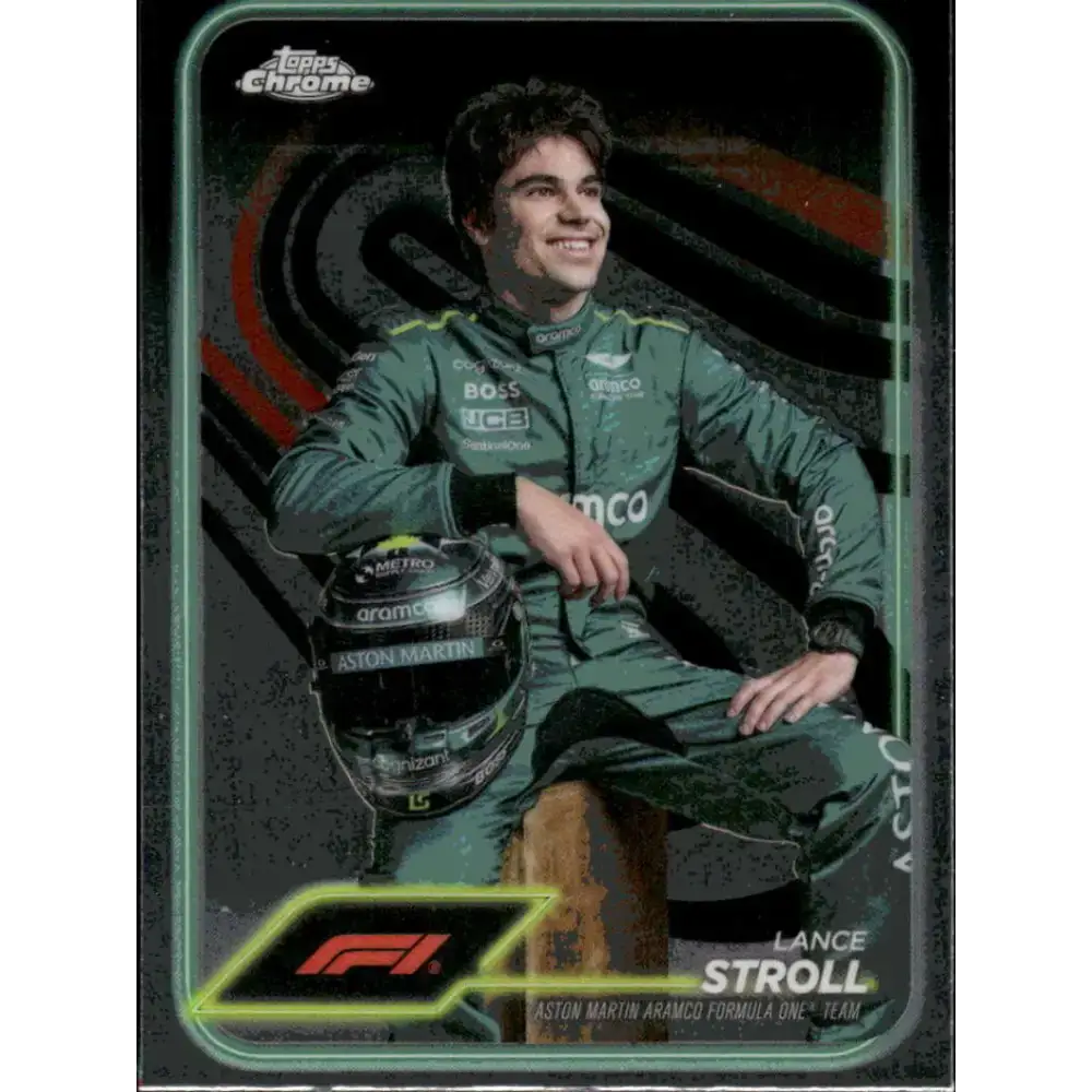 2024 Topps Chrome Formula 1 #12 Lance Stroll NM-MT Aston Martin Aramco Formula One Team Racing Card - Racing Card Single