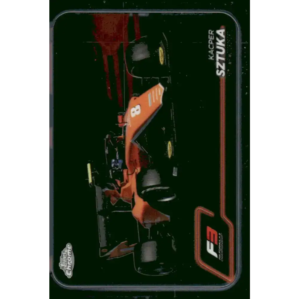 2024 Topps Chrome Formula 1 #122 Kacper Sztuka EX Excellent F3 - MP Motorsport Racing Card - Racing Card Single
