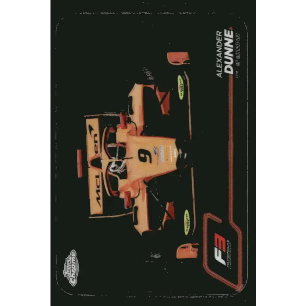 2024 Topps Chrome Formula 1 #123 Alexander Dunne NM-MT F3 - MP Motorsport Racing Card - Racing Card Single