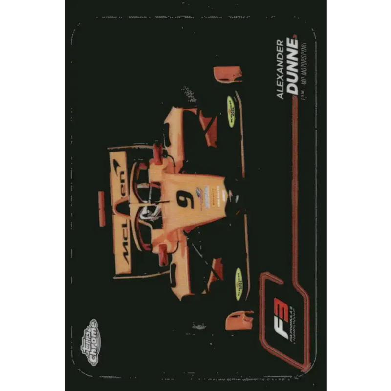 2024 Topps Chrome Formula 1 #123 Alexander Dunne NM-MT F3 - MP Motorsport Racing Card - Racing Card Single