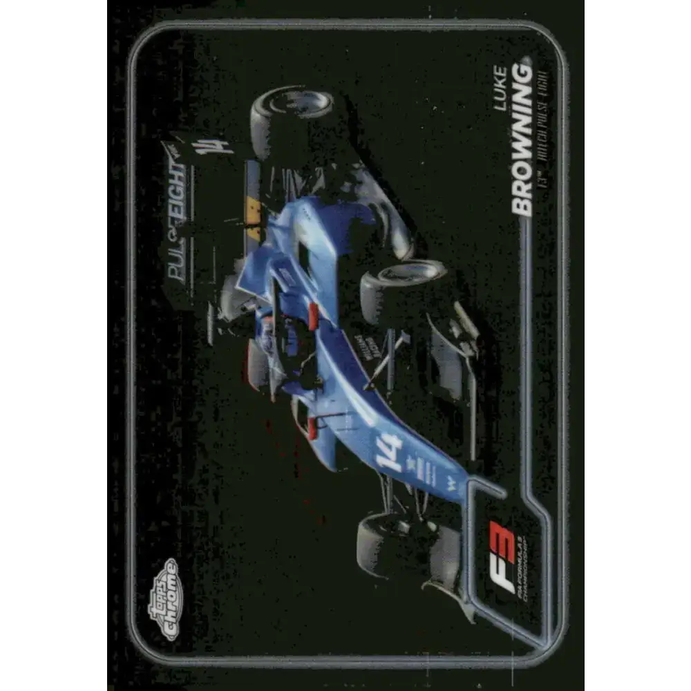 2024 Topps Chrome Formula 1 #127 Luke Browning NM-MT F3 - Hitech Pulse-Eight Racing Card - Racing Card Single