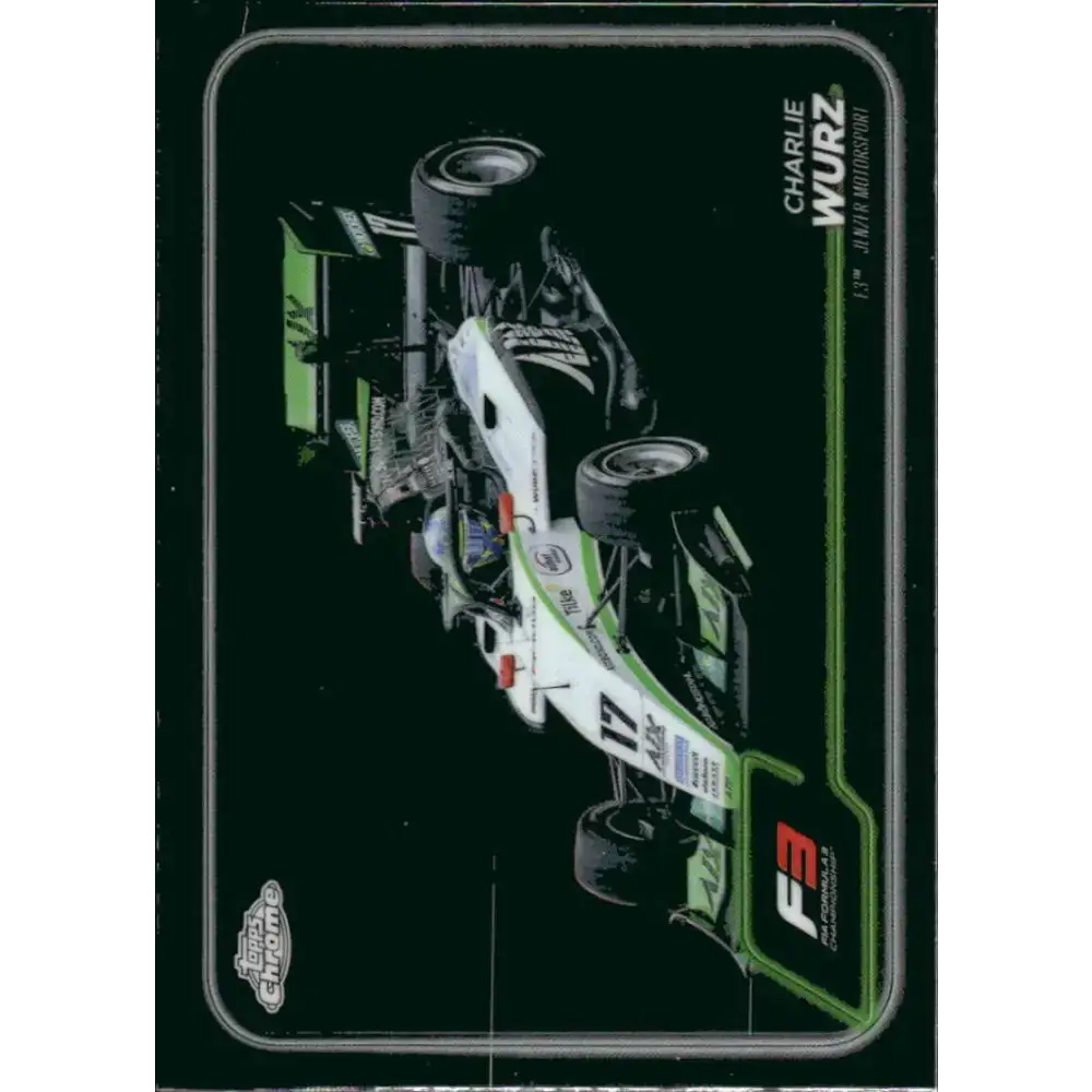 2024 Topps Chrome Formula 1 #130 Charlie Wurz EX Excellent F3 - Jenzer Motorsport Racing Card - Racing Card Single