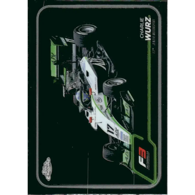 2024 Topps Chrome Formula 1 #130 Charlie Wurz EX Excellent F3 - Jenzer Motorsport Racing Card - Racing Card Single