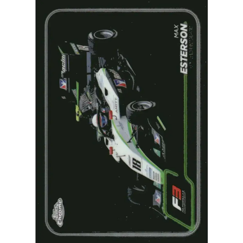 2024 Topps Chrome Formula 1 #131 Max Esterson EX Excellent F3 - Jenzer Motorsport Racing Card - Racing Card Single
