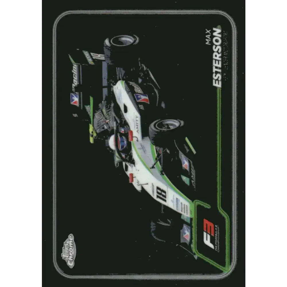 2024 Topps Chrome Formula 1 #131 Max Esterson NM-MT F3 - Jenzer Motorsport Racing Card - Racing Card Single