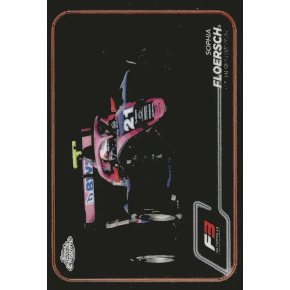 2024 Topps Chrome Formula 1 #134 Sophia Floersch EX Excellent F3 - Van Amersfoort Racing Racing Card - Racing Card