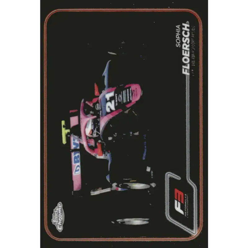 2024 Topps Chrome Formula 1 #134 Sophia Floersch EX Excellent F3 - Van Amersfoort Racing Racing Card - Racing Card
