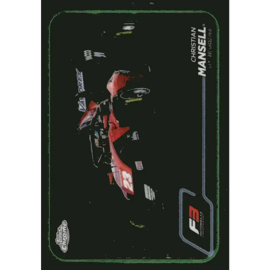 2024 Topps Chrome Formula 1 #136 Christian Mansell NM-MT F3 - ART Grand Prix Racing Card - Racing Card Single
