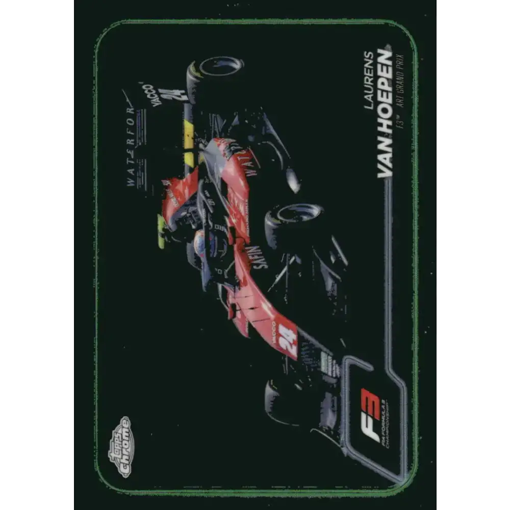 2024 Topps Chrome Formula 1 #137 Laurens van Hoepen NM-MT F3 - ART Grand Prix Racing Card - Racing Card Single