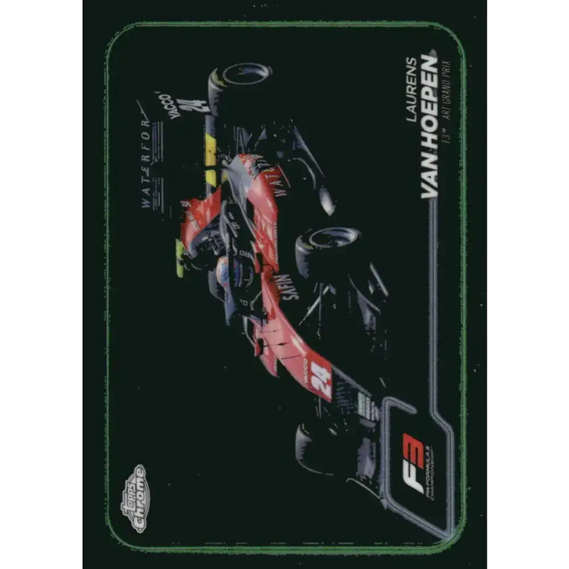 2024 Topps Chrome Formula 1 #137 Laurens van Hoepen NM-MT F3 - ART Grand Prix Racing Card - Racing Card Single