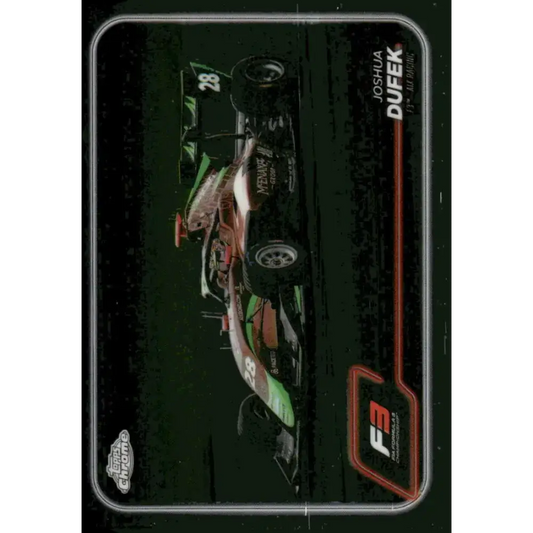 2024 Topps Chrome Formula 1 #141 Joshua Dufek EX Excellent F3 - AIX Racing Racing Card - Racing Card Single