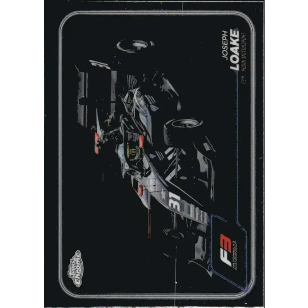 2024 Topps Chrome Formula 1 #143 Joseph Loake NM-MT F3 - Rodin Motorsport Racing Card - Racing Card Single