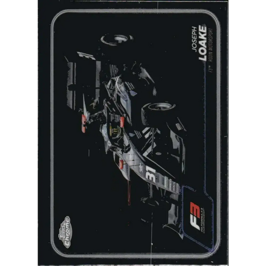 2024 Topps Chrome Formula 1 #143 Joseph Loake NM-MT F3 - Rodin Motorsport Racing Card - Racing Card Single