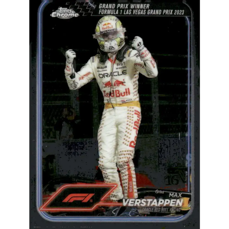 2024 Topps Chrome Formula 1 #145 Max Verstappen NM-MT Oracle Red Bull Racing Racing Card - Racing Card Single