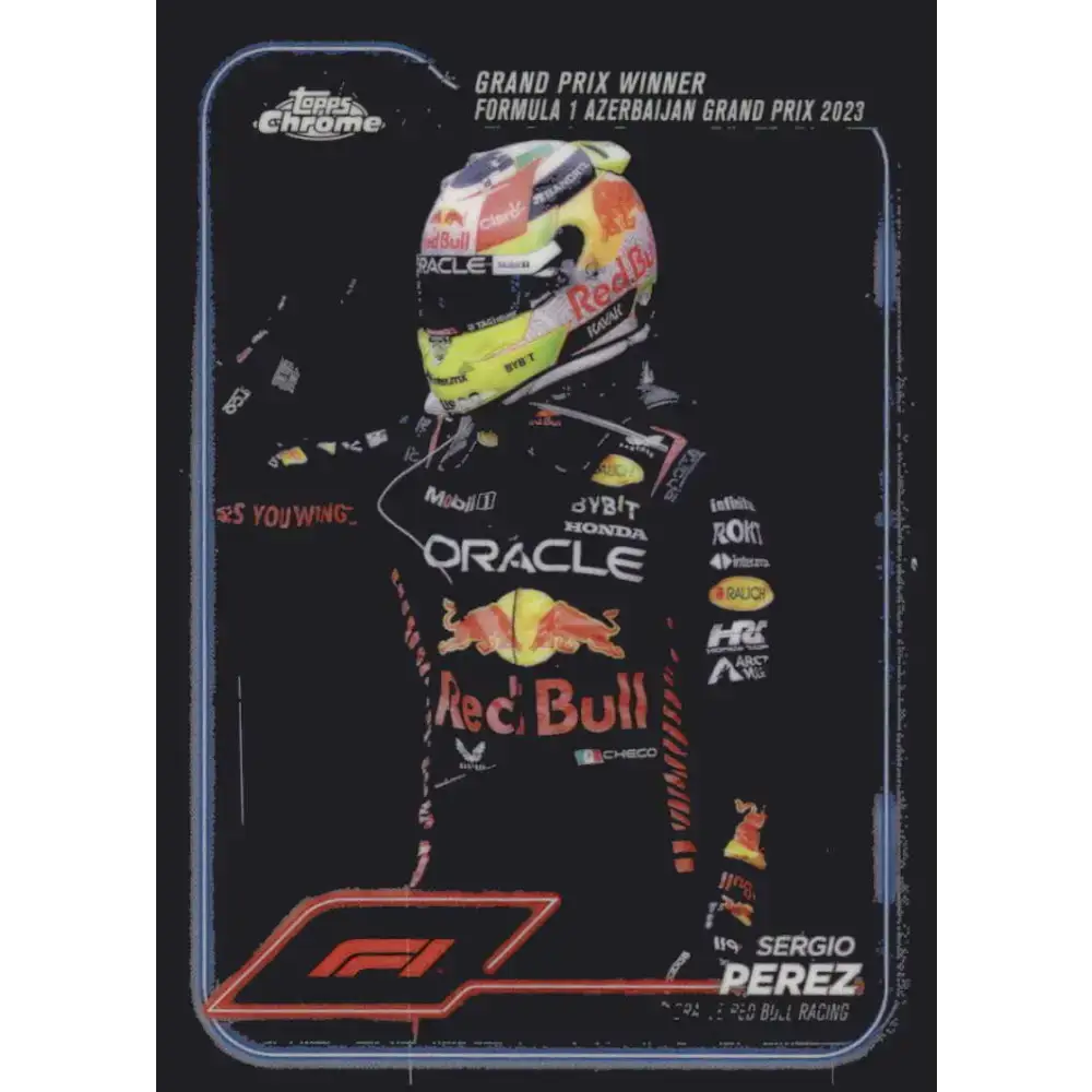 2024 Topps Chrome Formula 1 #146 Sergio Perez NM-MT Oracle Red Bull Racing Racing Card - Racing Card Single