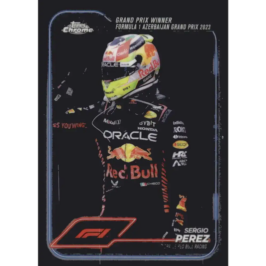 2024 Topps Chrome Formula 1 #146 Sergio Perez NM-MT Oracle Red Bull Racing Racing Card - Racing Card Single