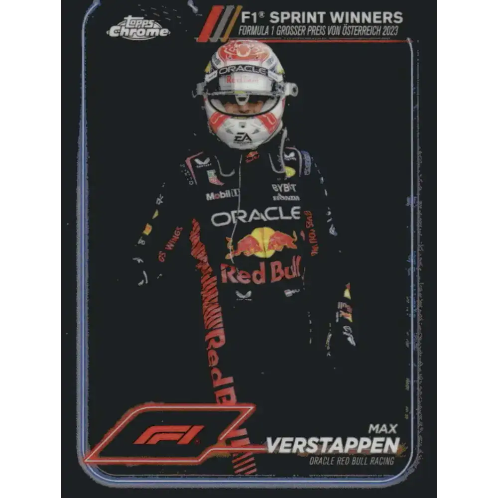 2024 Topps Chrome Formula 1 #149 Max Verstappen NM-MT Oracle Red Bull Racing Racing Card - Racing Card Single