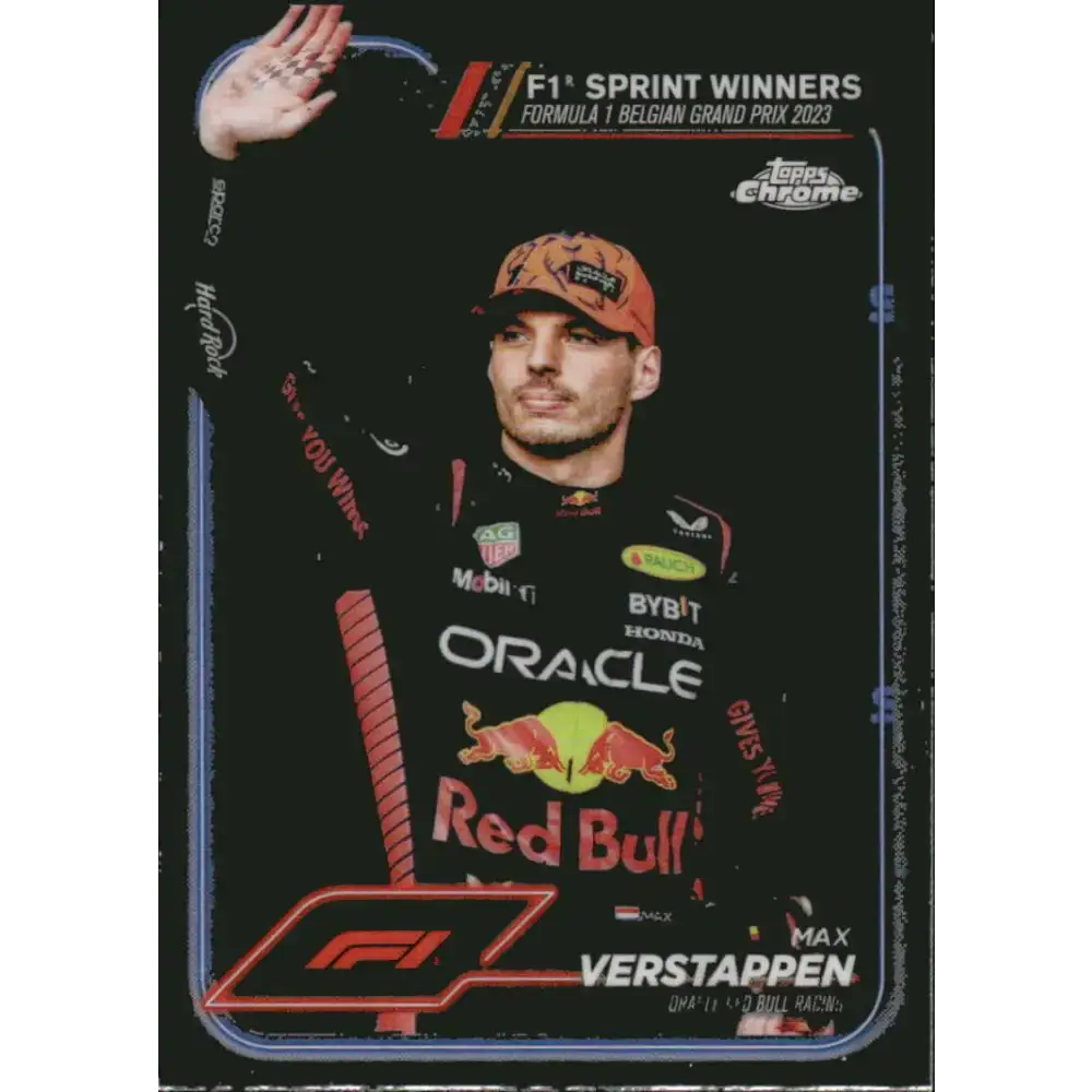 2024 Topps Chrome Formula 1 #150 Max Verstappen NM-MT Oracle Red Bull Racing Racing Card