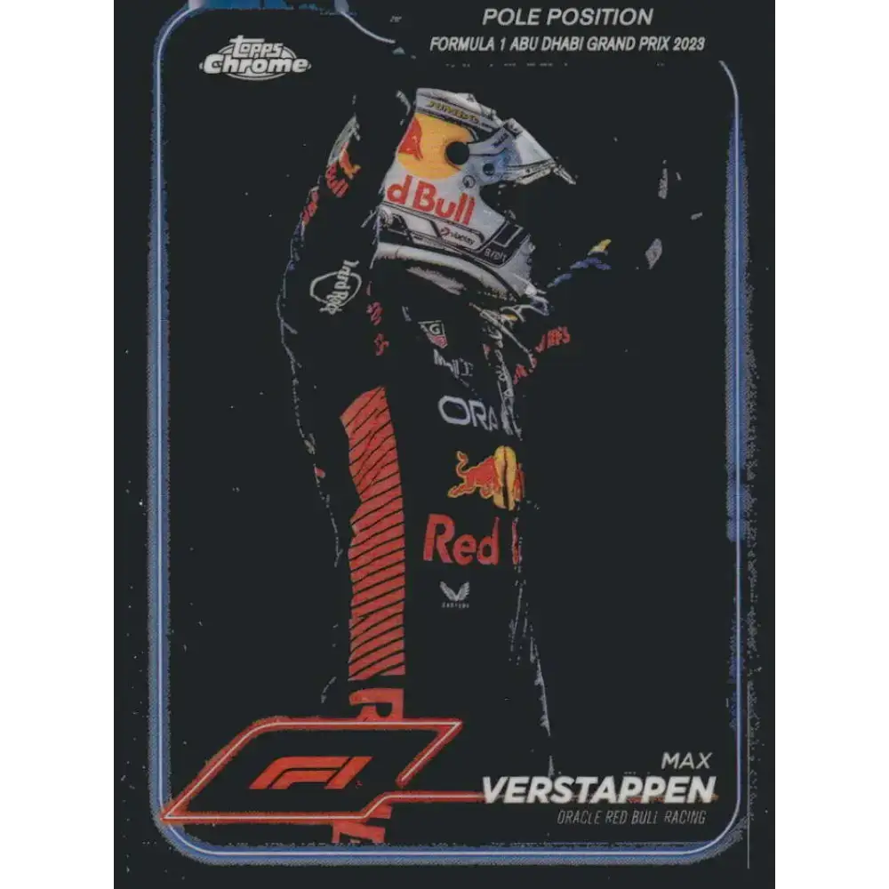 2024 Topps Chrome Formula 1 #154 Max Verstappen EX Excellent Oracle Red Bull Racing Racing Card - Racing Card Single