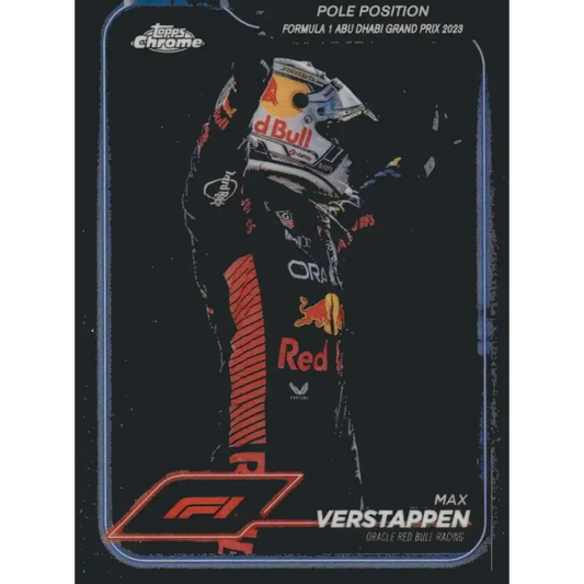 2024 Topps Chrome Formula 1 #154 Max Verstappen EX Excellent Oracle Red Bull Racing Racing Card - Racing Card Single
