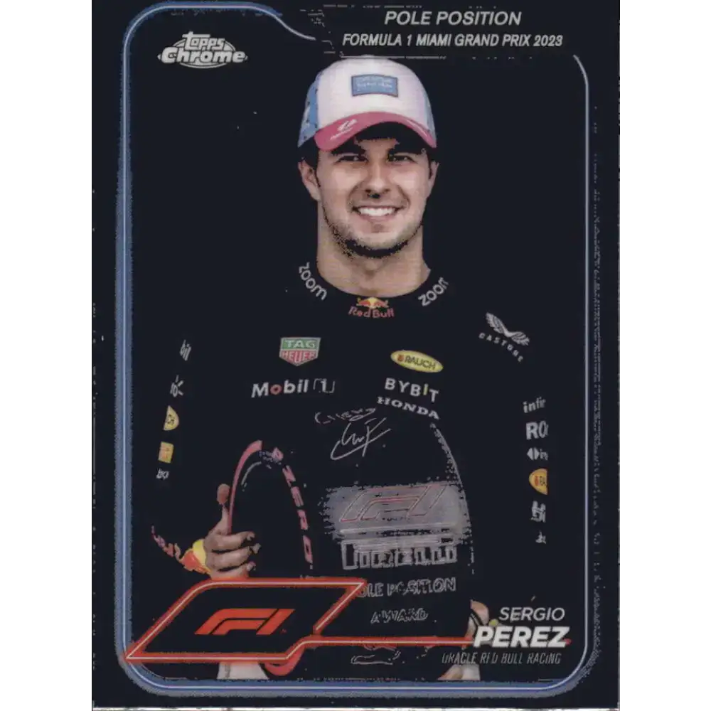 2024 Topps Chrome Formula 1 #156 Sergio Perez NM-MT Oracle Red Bull Racing Racing Card - Racing Card Single