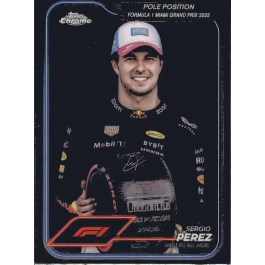 2024 Topps Chrome Formula 1 #156 Sergio Perez NM-MT Oracle Red Bull Racing Racing Card - Racing Card Single