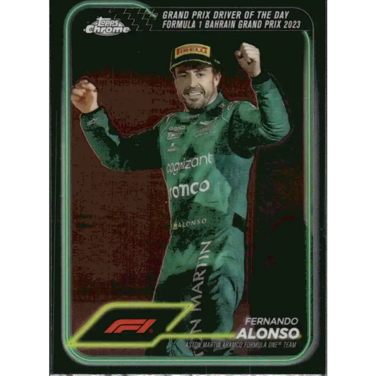 2024 Topps Chrome Formula 1 #159 Fernando Alonso NM-MT Aston Martin Aramco Formula One Team Racing Card - Racing Card