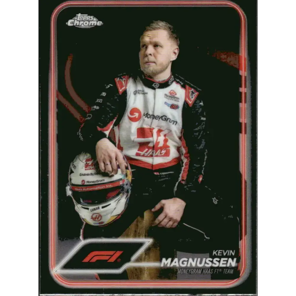 2024 Topps Chrome Formula 1 #16 Kevin Magnussen EX Excellent MoneyGram Haas F1 Team Racing Card - Racing Card Single