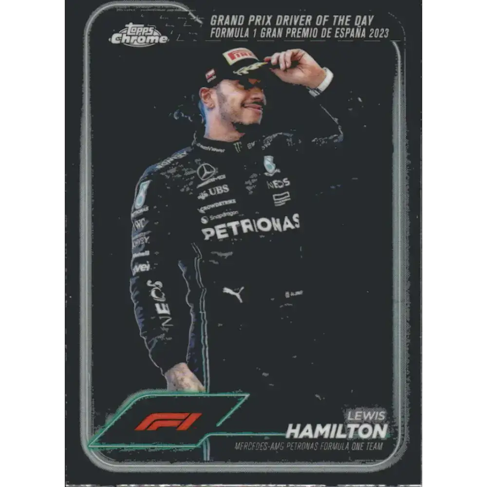 2024 Topps Chrome Formula 1 #165 Lewis Hamilton NM-MT Mercedes-AMG Petronas Formula One Team Racing Card - Racing Card