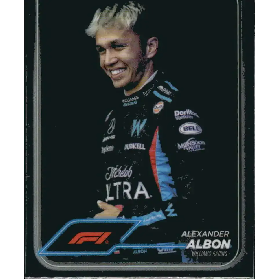 2024 Topps Chrome Formula 1 #166 Alexander Albon EX Excellent Williams Racing Racing Card