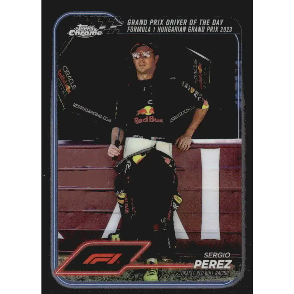 2024 Topps Chrome Formula 1 #169 Sergio Perez NM-MT Oracle Red Bull Racing Racing Card - Racing Card Single