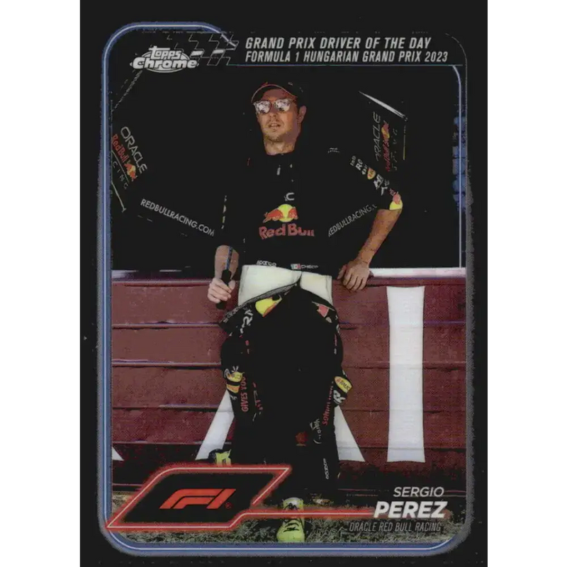2024 Topps Chrome Formula 1 #169 Sergio Perez NM-MT Oracle Red Bull Racing Racing Card - Racing Card Single
