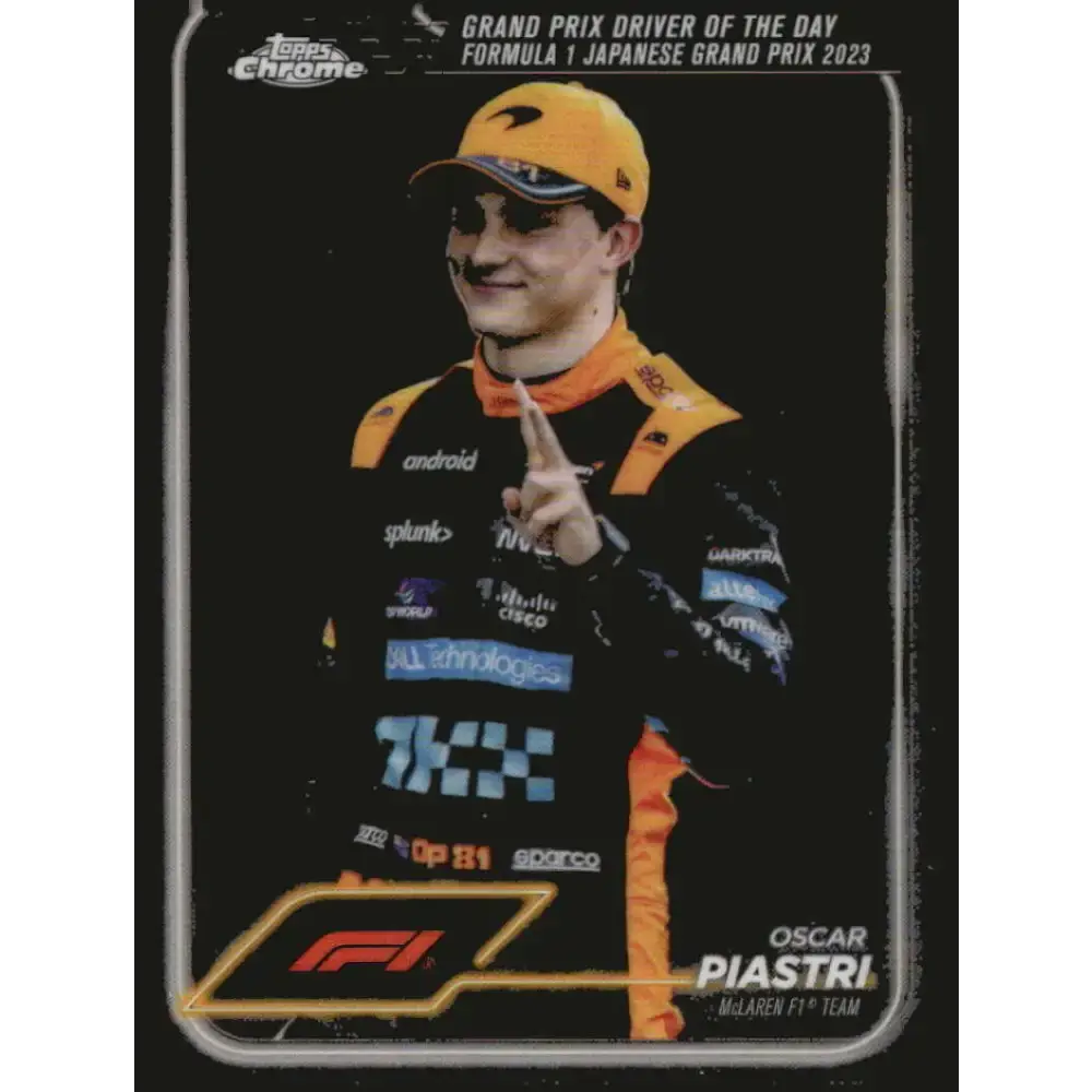 2024 Topps Chrome Formula 1 #174 Oscar Piastri EX Excellent McLaren F1 Team Racing Card - Racing Card Single