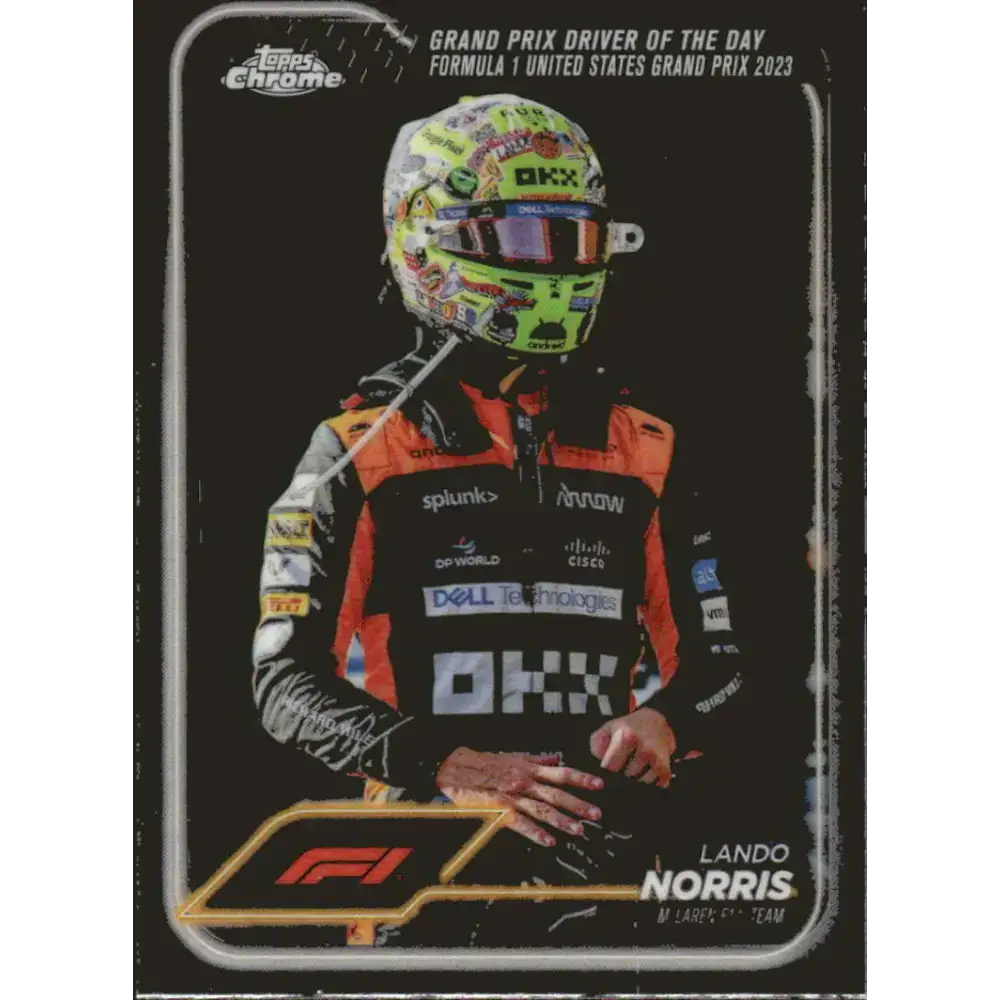 2024 Topps Chrome Formula 1 #176 Lando Norris NM-MT McLaren F1 Team Racing Card - Racing Card Single