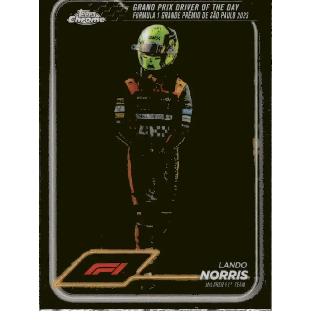 2024 Topps Chrome Formula 1 #178 Lando Norris NM-MT McLaren F1 Team Racing Card