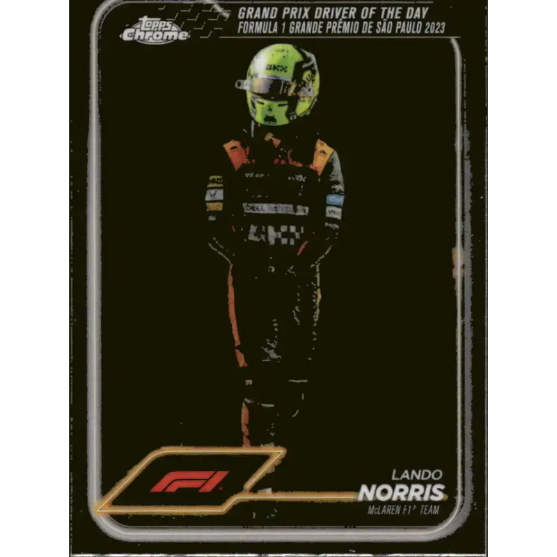 2024 Topps Chrome Formula 1 #178 Lando Norris NM-MT McLaren F1 Team Racing Card