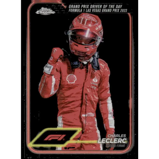 2024 Topps Chrome Formula 1 #179 Charles Leclerc NM-MT Scuderia Ferrari HP Racing Card - Racing Card Single