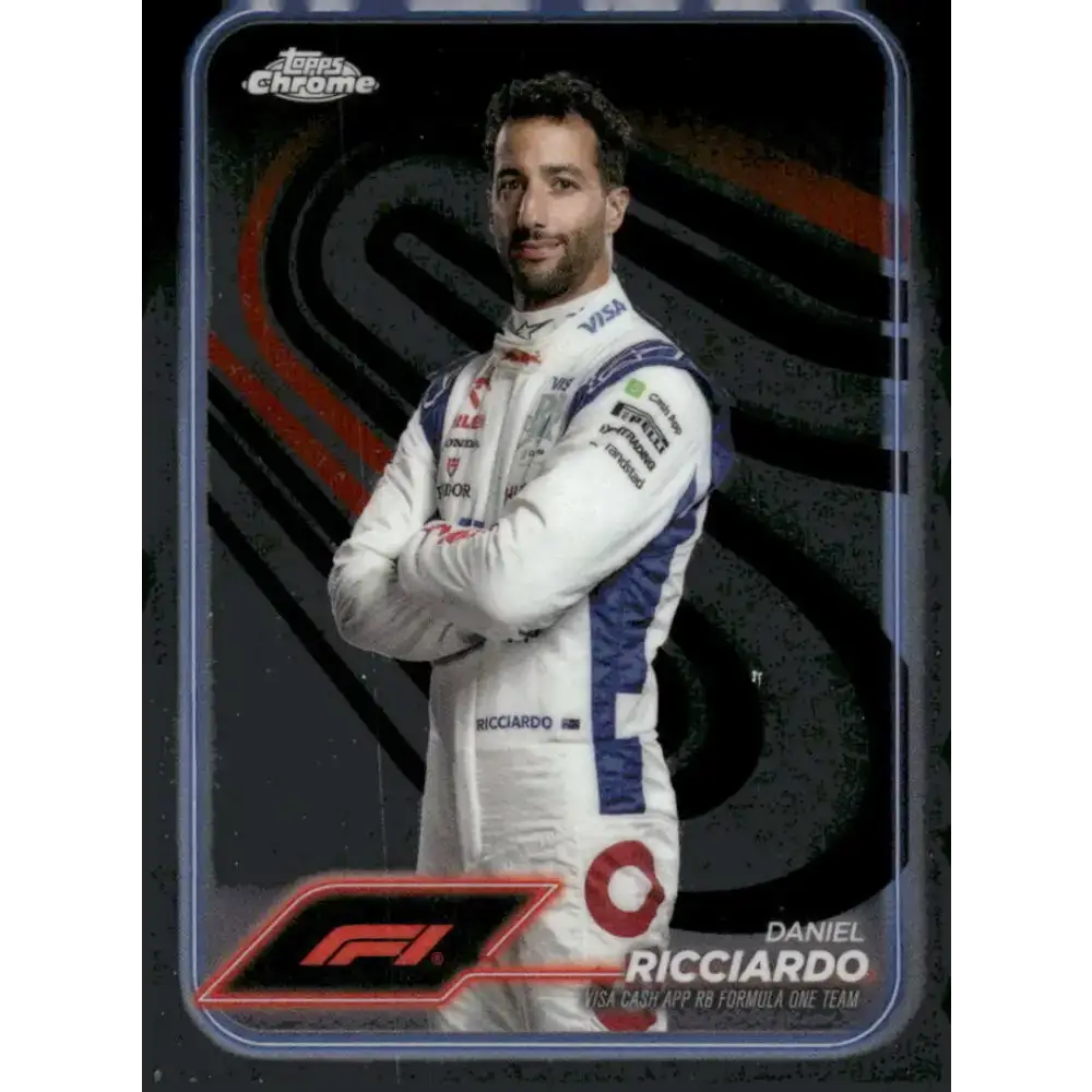 2024 Topps Chrome Formula 1 #18 Daniel Ricciardo NM-MT Visa Cash App RB Formula One Team Racing Card - Racing Card