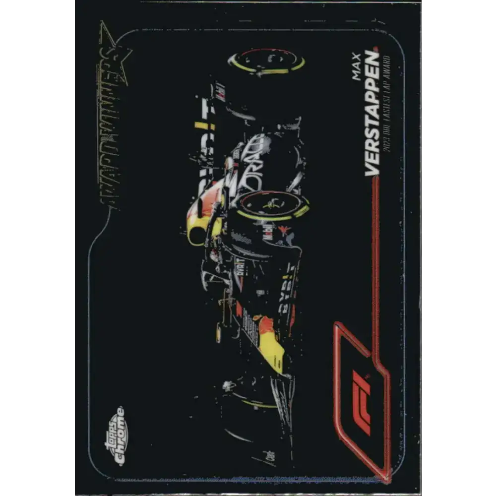 2024 Topps Chrome Formula 1 #182 Max Verstappen EX Excellent Oracle Red Bull Racing Racing Card - Racing Card Single