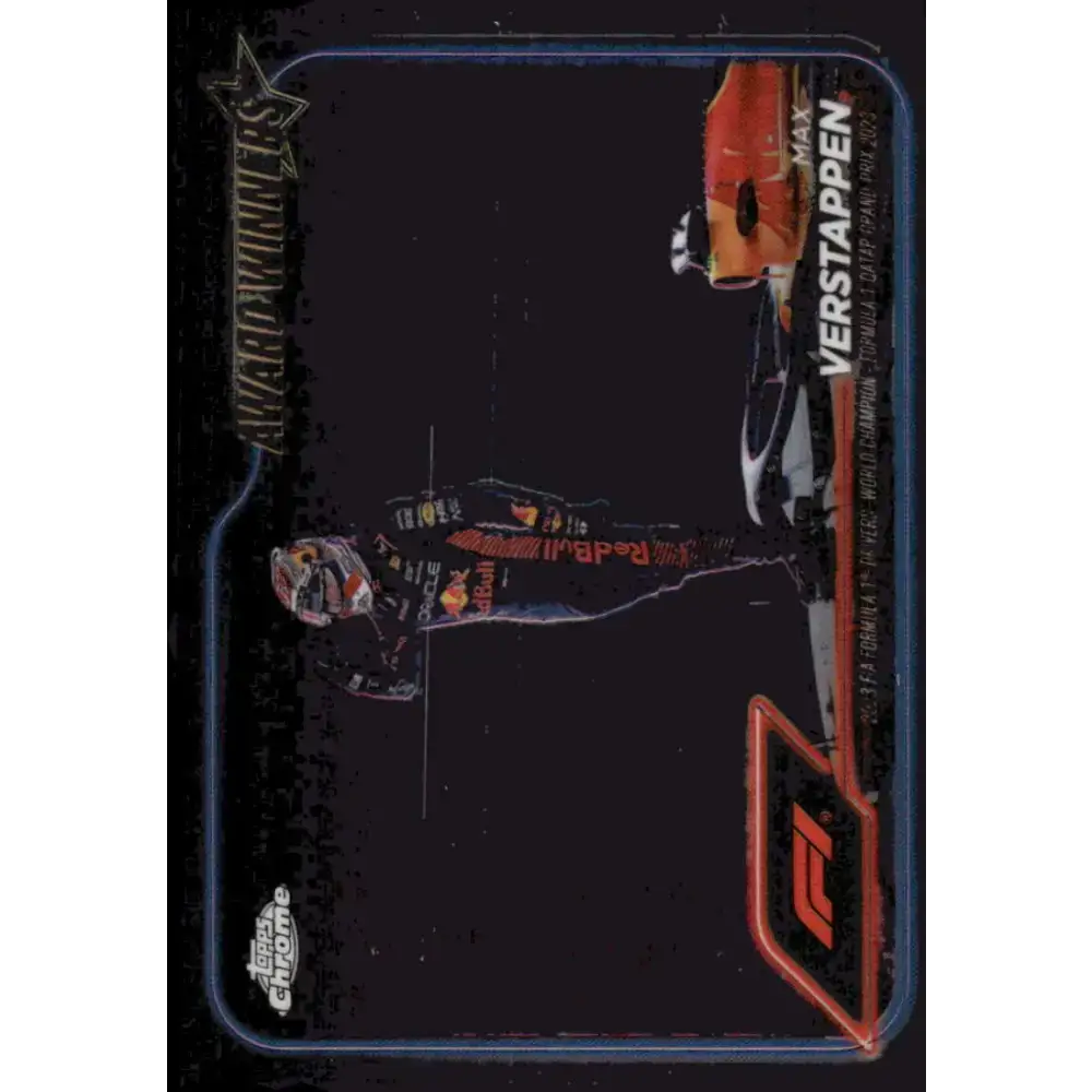 2024 Topps Chrome Formula 1 #183 Max Verstappen EX Excellent Oracle Red Bull Racing Racing Card - Racing Card Single
