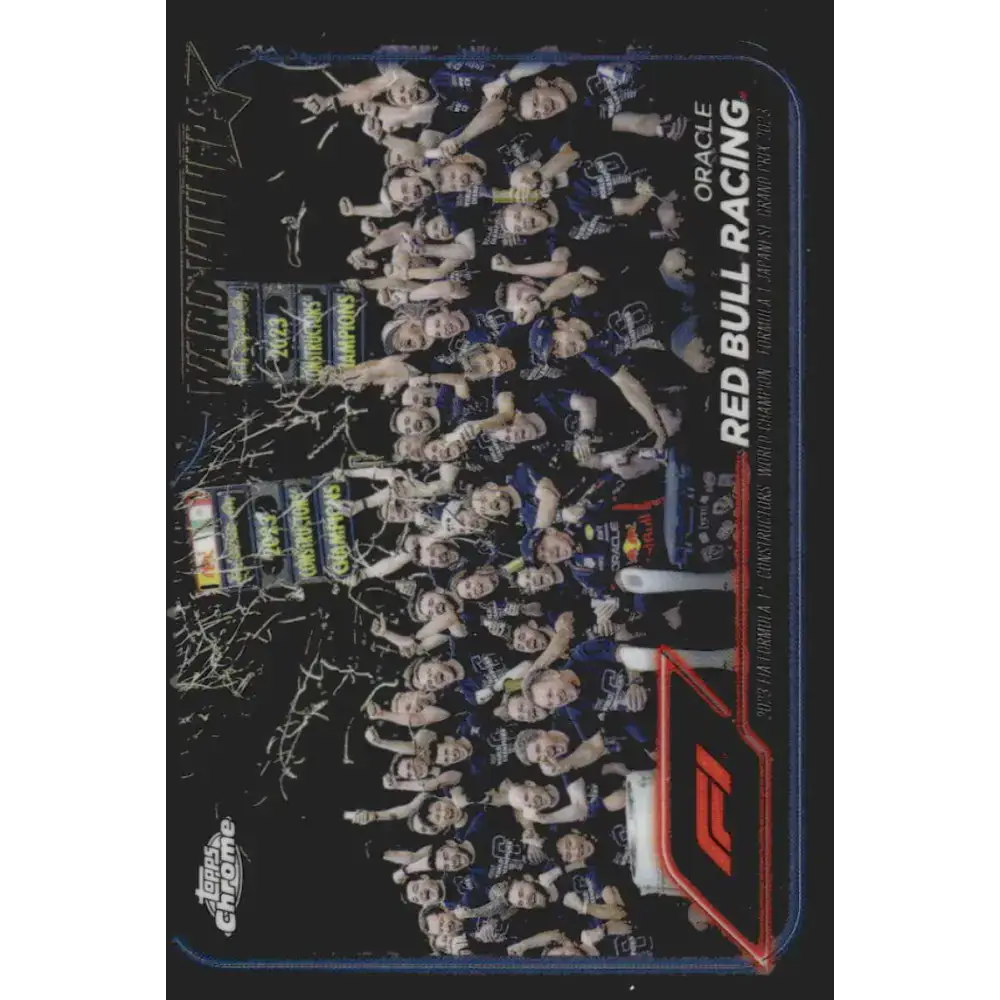 2024 Topps Chrome Formula 1 #184 Oracle Red Bull Racing EX Excellent Oracle Red Bull Racing Racing Card - Racing Card