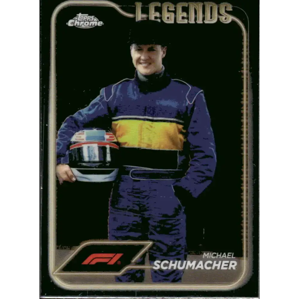 2024 Topps Chrome Formula 1 #187 Michael Schumacher NM-MT Legend Racing Card - Racing Card Single